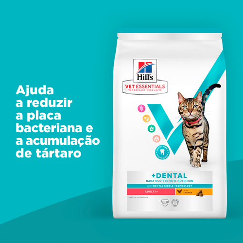 HILLS VE FELINE A1+ DENTAL FRANGO