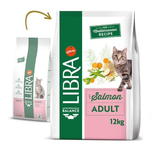 Libra - Ração seca para gato adulto - Salmão