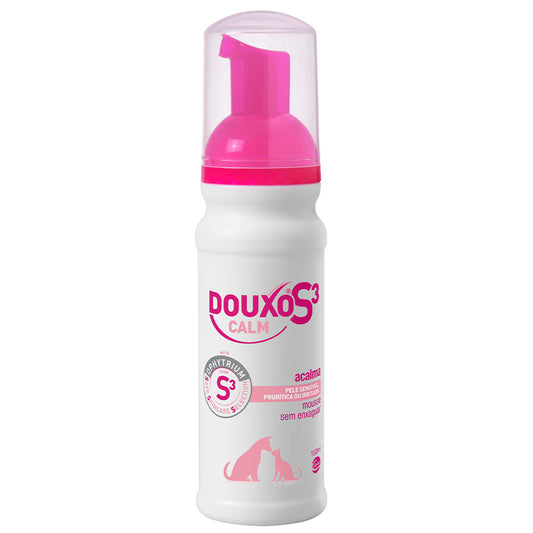 Mousse para pele sensível, prurítica ou irritada para cão e gato - DOUXO S3 Calm