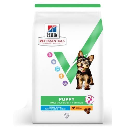 Hill's Vet Essential Multi-Benefit Puppy ActivBiome raças pequena e mini