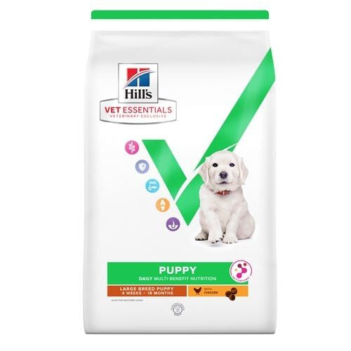 Hill's Vet Essential Multi-Benefit Puppy ActivBiome raças grandes 14Kg