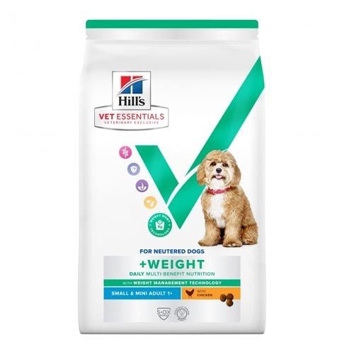 Hill's Vet Essential Multi-Benefit Weight Neutered Cão Adulto raça pequena e mini