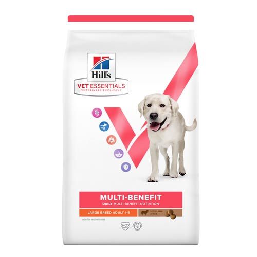 HILLS VE CANINE ADULT MULTIBENEFIT RACAS MEDIAS BORREGO E ARROZ
