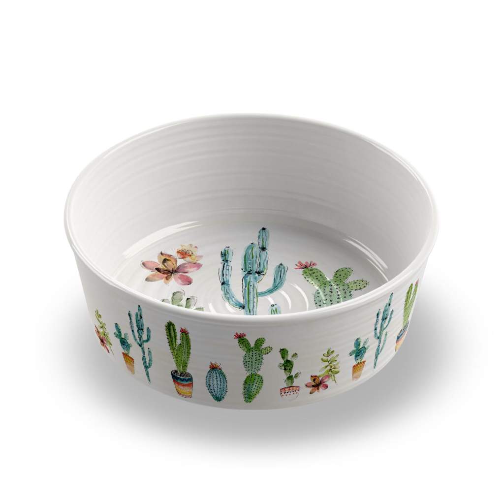 Comedouro TH Cactus para Cães e Gatos – Design Moderno e Fácil de Limpar