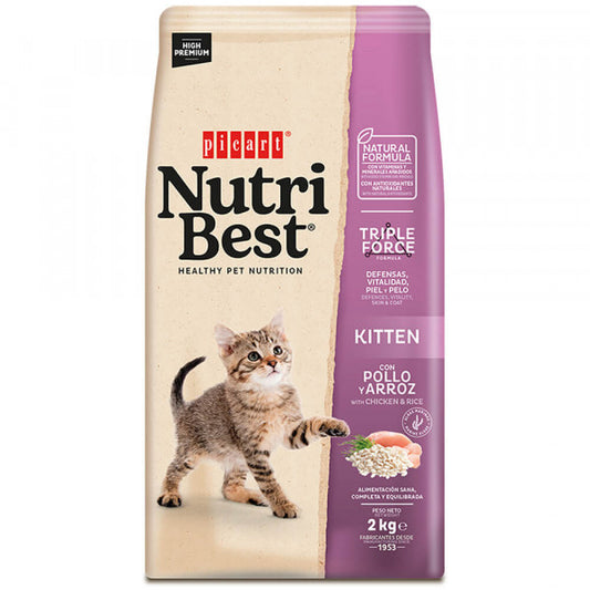 Ração para Gatinho Nutribest High Premium Kitten Frango & Arroz – Crescimento Saudável e Desenvolvimento Completo