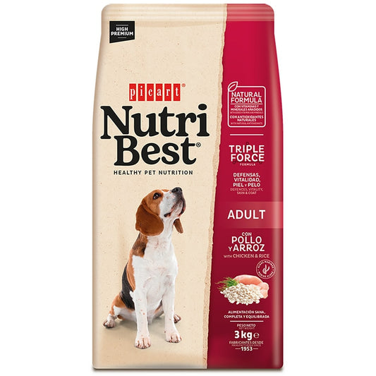 Picart Nutribest Premium Cão Adulto - Frango E Arroz