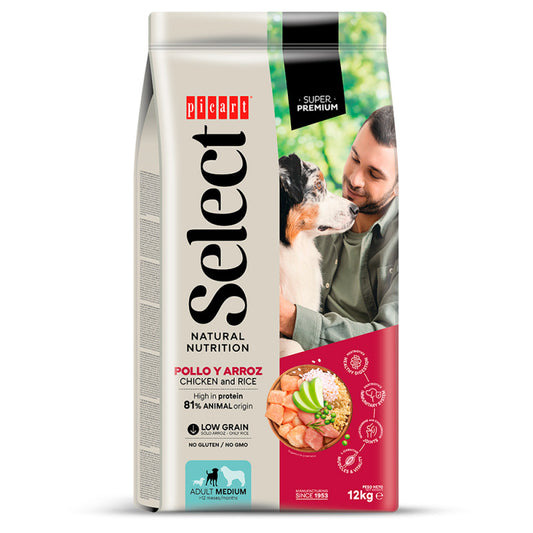 Picart Select Cão Medium Adulto - Frango E Arroz