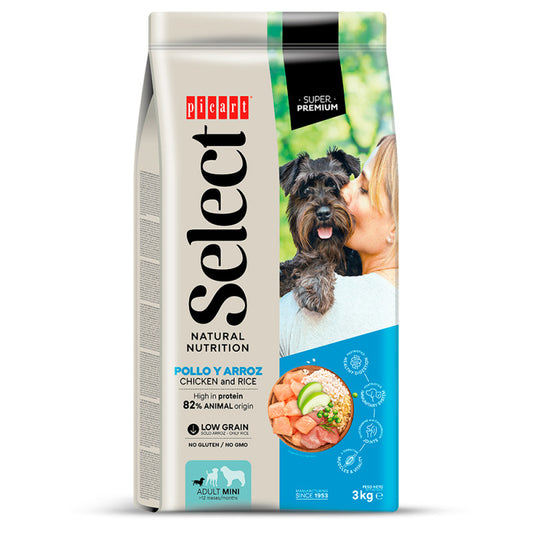 Picart Select Mini Cão Adulto Frango E Arroz