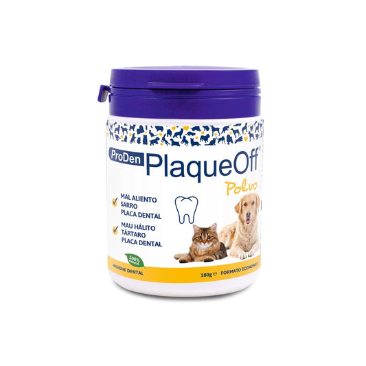 Pó dental PlaqueOff Classic para cães e gatos - ProDen