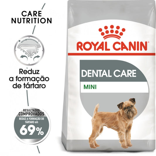 Royal Canin Dental Care Mini Adult - Ração seca para cão de porte pequeno com sensibilidade oral