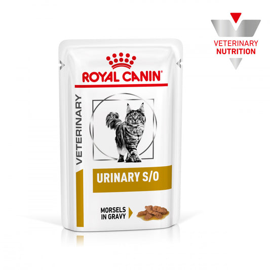 Royal Canin VET Urinary S/O - Alimento em molho para gato com problemas urinários  12x85g