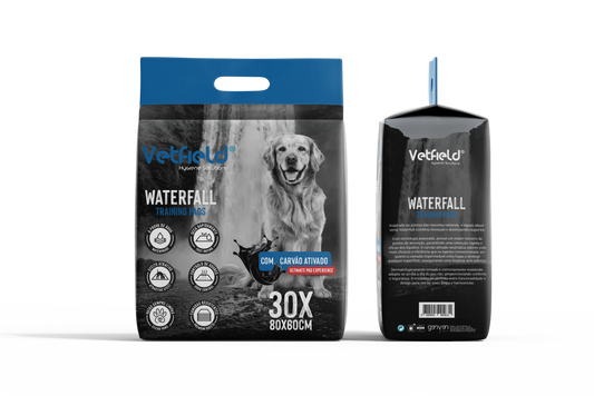Resguardos Absorventes para Treino Vetfield Waterfall 80x60 cm – Pack 30 Unidades