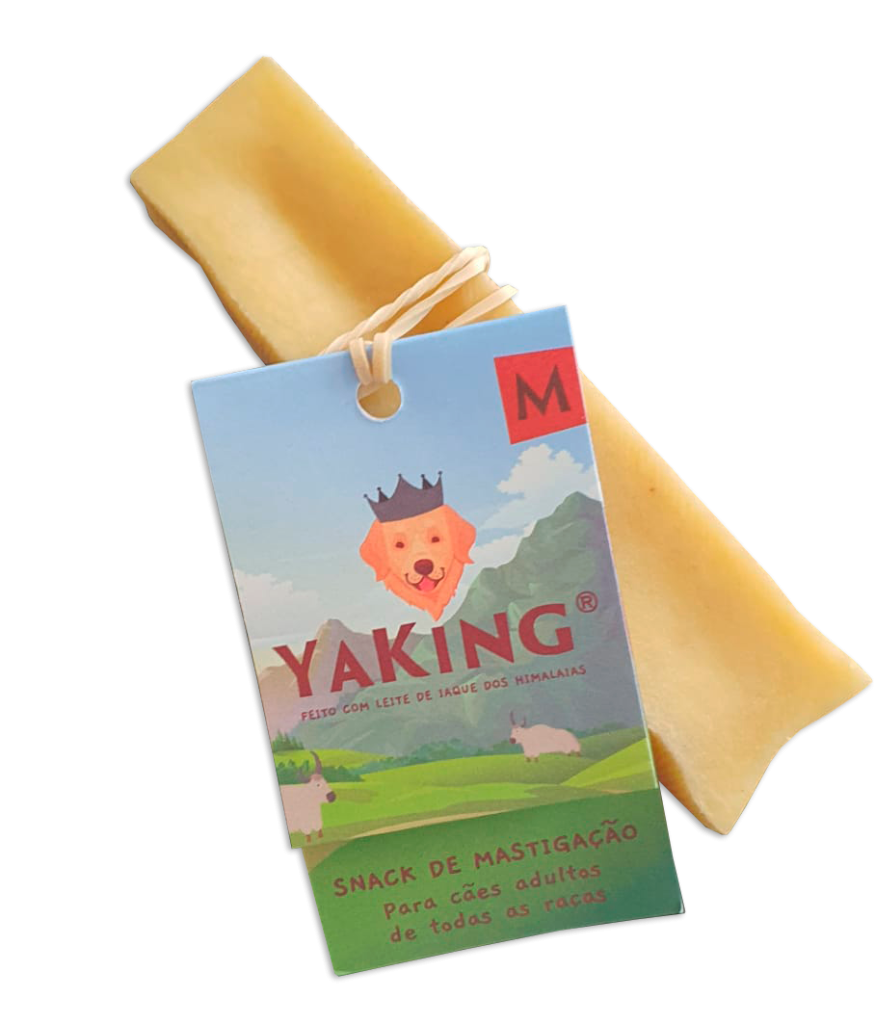 YAKING Dog Chew – Snack Natural de Leite de Iaque | Mastigação Duradouro