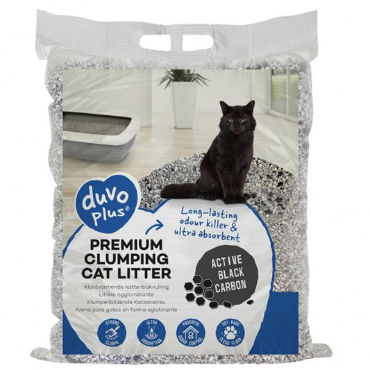 Duvo+ Areia Premium Para Gato - Carvão Ativado 12Kg