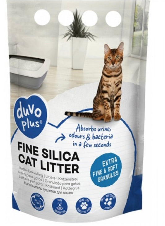 Duvo+ Areia Sílica Extra Fina Para Gato 5L