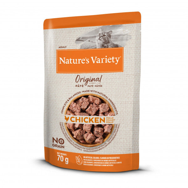 Nature's Variety Original No Grain Patê Gato Adulto - Frango 70g