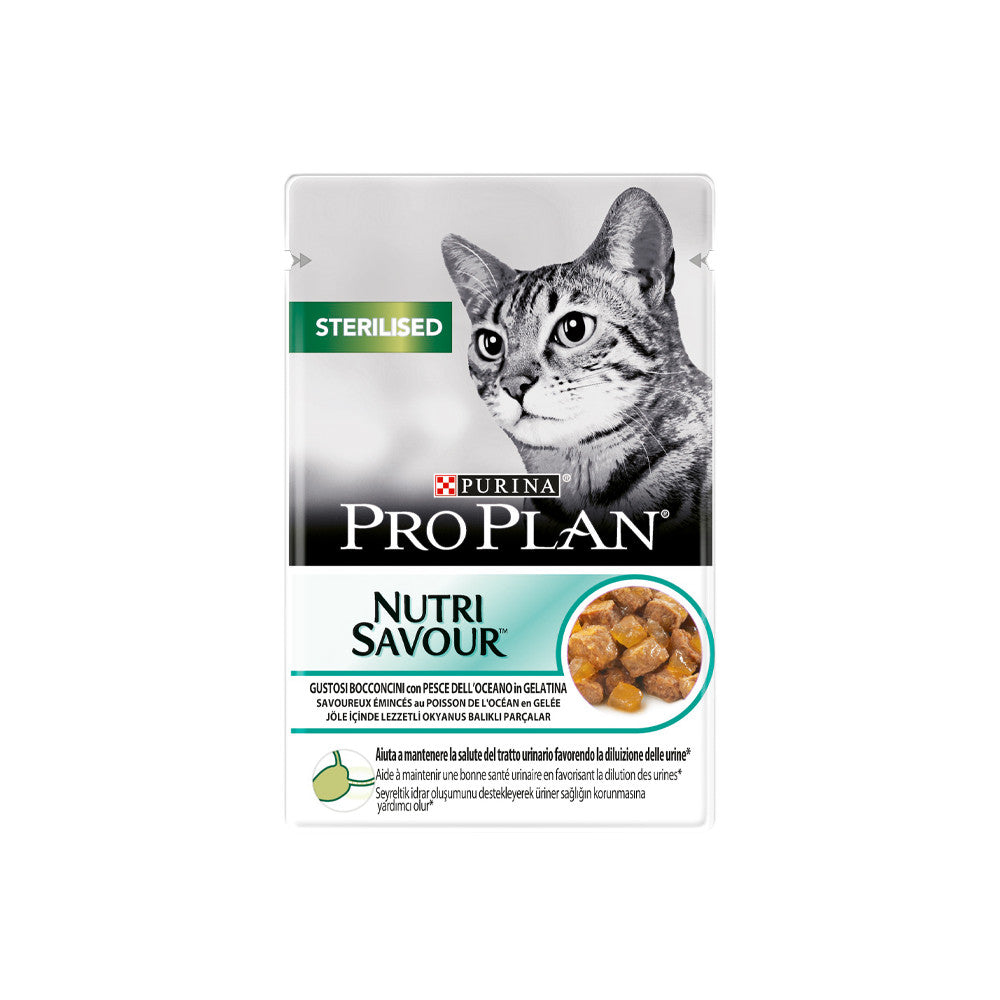 Pro Plan Nutrisavour™ - Adult Sterilised Peixe Do Oceano 85gr